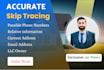 do accurate skip tracing for real estate business in bulk