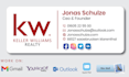 design a clickable responsive HTML email signature