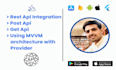 integrate rest API into your flutter app, android and ios