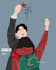 creat simple vector tracing couple