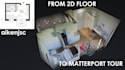 convert 2d floor plan to virtual tour matterport kuula etc