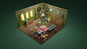 create 3d isometric room designs for websites and games