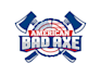 make a premium quality axe throwing logo with 3d mockup