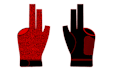 design professional snooker gloves mockup design