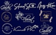 design handwriting, signature, scripted, cursive, handwritten logo