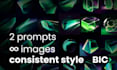 create a reusable midjourney prompt with consistent style