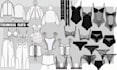 draw fashion flat  sketch and technical illustrations