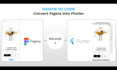 create flutter frontend app from figma or xd