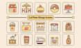 design vector, custom, line icon set and illustration