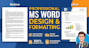 format, design, and redesign microsoft word documents