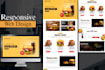 be your front end developer using html css javascript and bootstrap