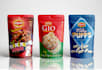 creative pouch design, bag design, food packaging design