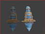 retopo high poly 3d model to low poly, uv unwrap, bake textures, game ready