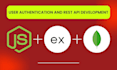 do professional rest apis development with authentication using node and express