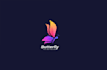 seeking a chic, brand recognizable butterfly  logo