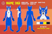 draw quick and custom ref sheets of your furry fursona characters