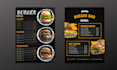 a creative awesome restaurant menu food post