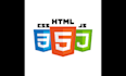 design and develop a static website with html css and js