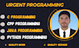 complete your java programming assignments and tasks