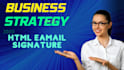 create html email signature clickable email signature