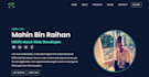 build custom portfolio website with HTML, react, and nextjs