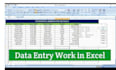 do data entry ms excel typing copy past and convert files