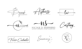 design a handwritten scripted cursive signature logo design