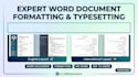 expert word document formatting and typesetting in arabic and english