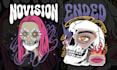 make cool trippy psychedelic designs for your merch