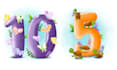 draw numbers as cute illustrations
