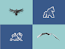 create a geometric animal logo