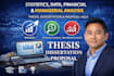 do statistics, data financial and managerial analysis