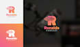 design professional podcast, microphone, music logo