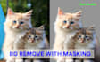 do image editing, background remove hair masking photoshop