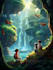 create pixar children story book illustration and children story book for KDP