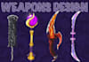 draw your fantasy weapon in anime style