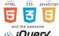 create html css js website