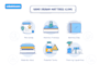 design custom vector hand drawn icon set