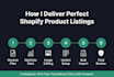 do ecommerce, shopify product listing, product upload, and data entry work