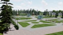 do customized 2d and 3d site plan, landscape, parking, backyard, patio