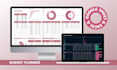 create google sheet excel dashboard budget planner