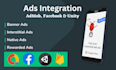 fix bugs, errors and integrate admob in react native