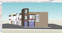 make architectural 3d model and render in sketchup