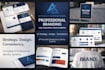 design a 3d,2d logo and complete brand identity, vector pdf