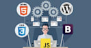 create stunning websites with HTML, CSS, jquery, and javascript