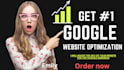 ranking your website in google first with on page SEO