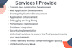 develop applications using jsp, servlet, javafx and swing