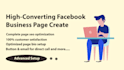 setup and optimize facebook business page, fan page, or fb page create