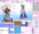 do a retro 3d character low poly in n64 and ps1 style