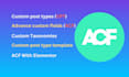create custom post type, cpt  acf fields in wordpress website